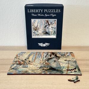 Liberty Puzzles Wooden Jigsaw Puzzle White Ships John Singer Sargent 276 Pcs USA